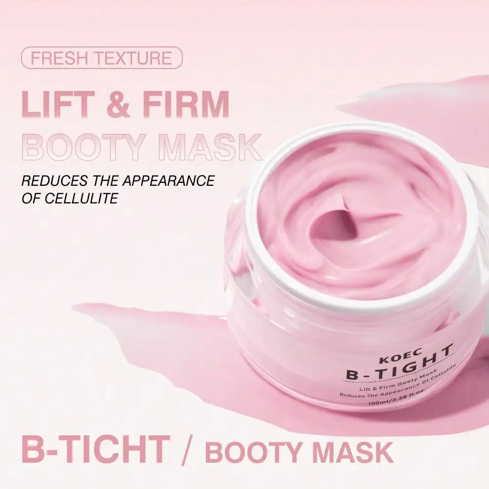 B-TIGHT Bum Body Mask 100g - Packed With Hyaluronic Acid, Deep Moisturing Body Care Lotion Cream