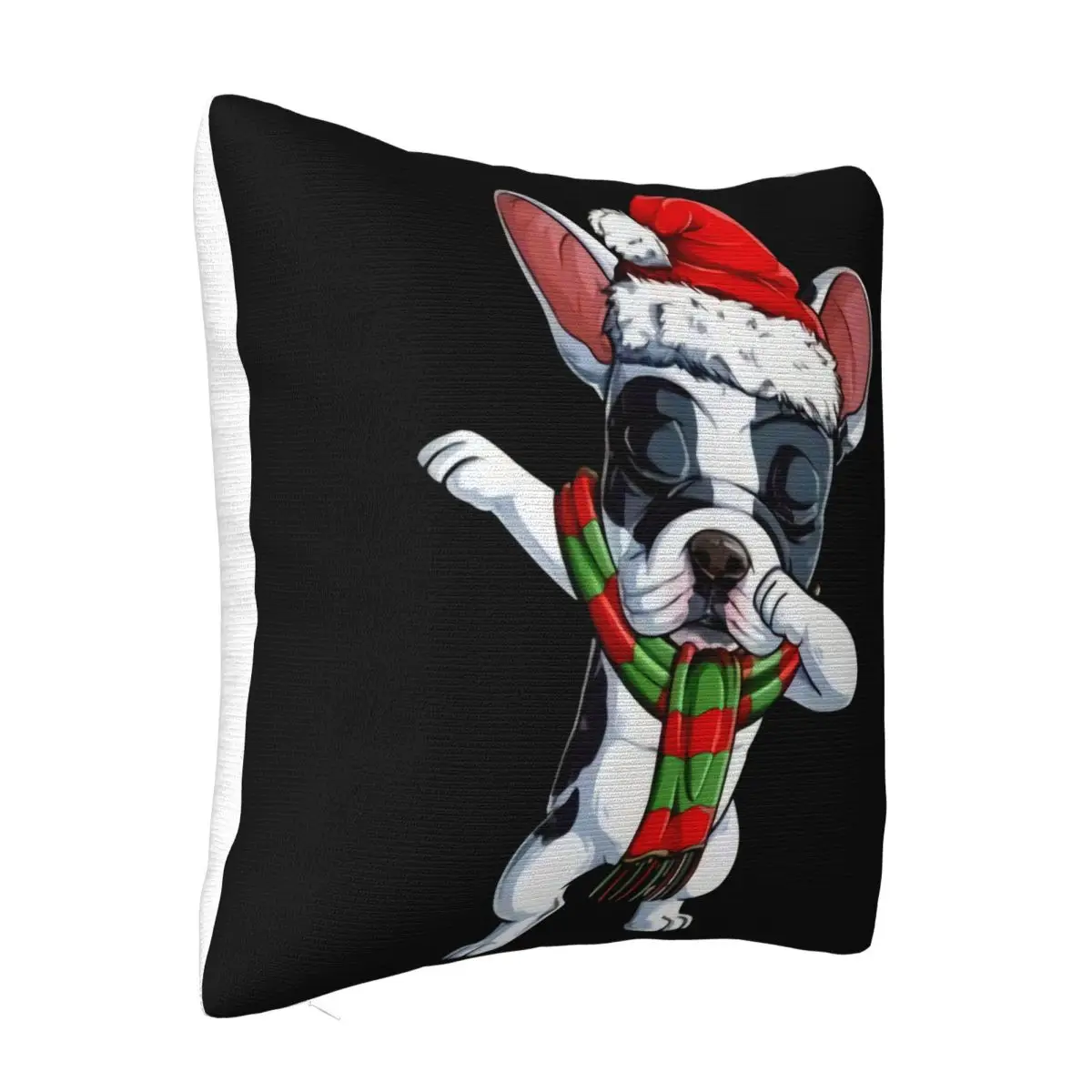 New Dabbing French Bulldog Santa Christmas Men's Size S 3Xl Quality S Men Printing O Pillow Case