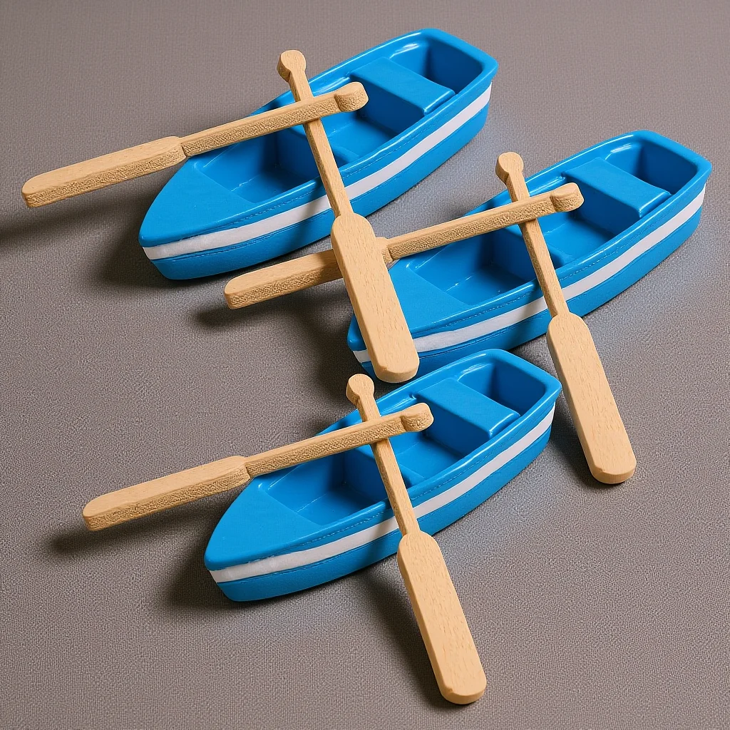 

3 Sets Micro Landscape Resin Boat Decorative Ornaments Miniature Accessories Simulation Scene Layout Garden Bonsai Home