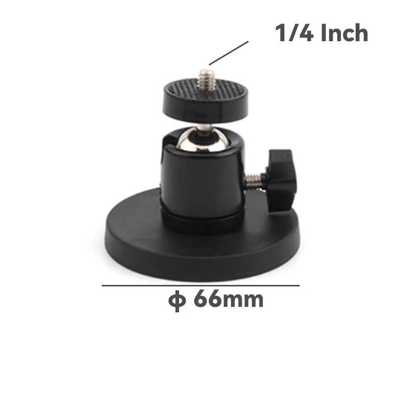 Camera Magnetic Mount For GoPro Hero 13 12 11 10 9 8 7 Insta 360 X4 X3 DJI OSMO Action 5 Pro Phone With 1/4 Thread Accessories