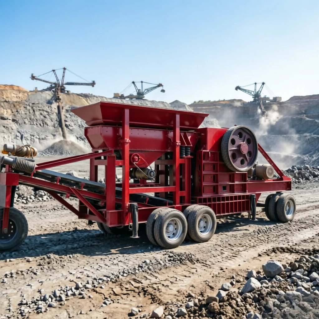 High Efficiency Mobile Stone Crushing Plant Crawler Type Crusher Station for Mining Construction Aggregate Production Customized