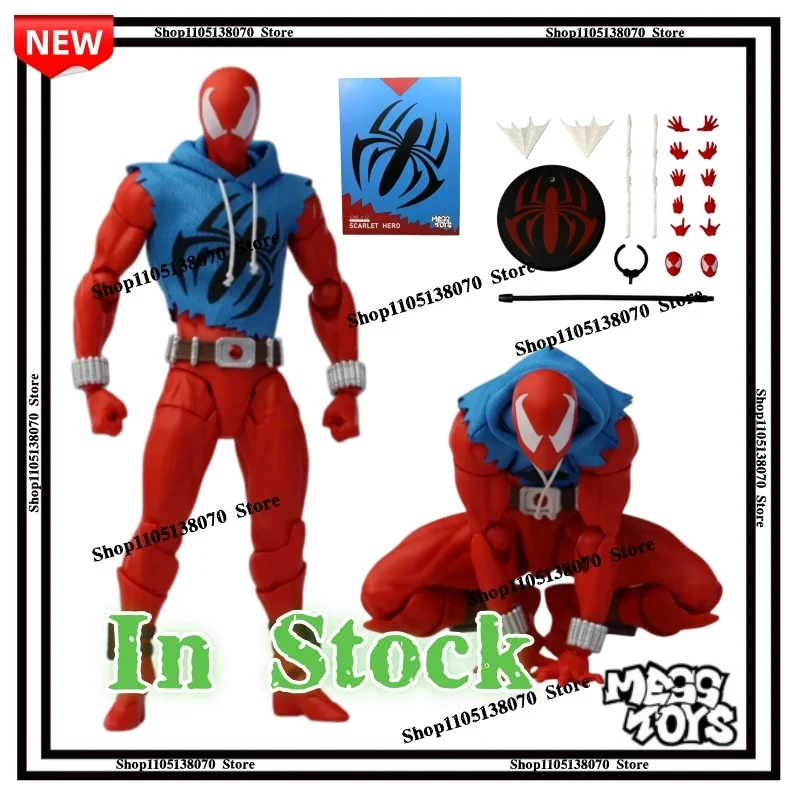 

В наличии: Фигурка Человек-паук Скарлет (Scarlet Spider-Man) от Mess Toys, аниме-фигурка, статуэтка, модель, подарки, детские игрушки