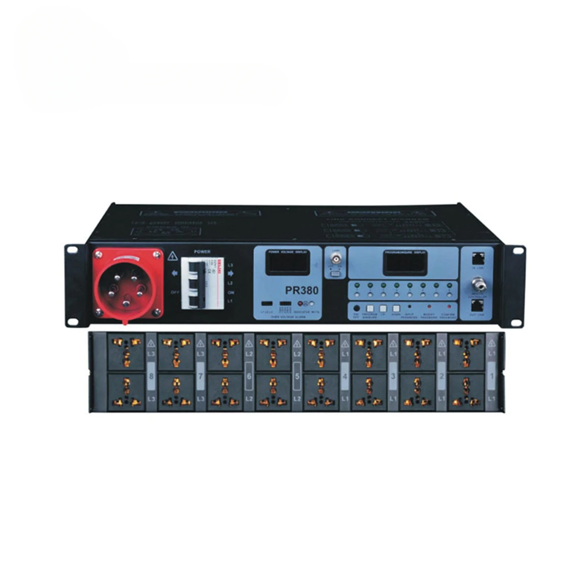 PR380 8 Channel Digital PA System Peripheral Device Power Timing Sequence Controller