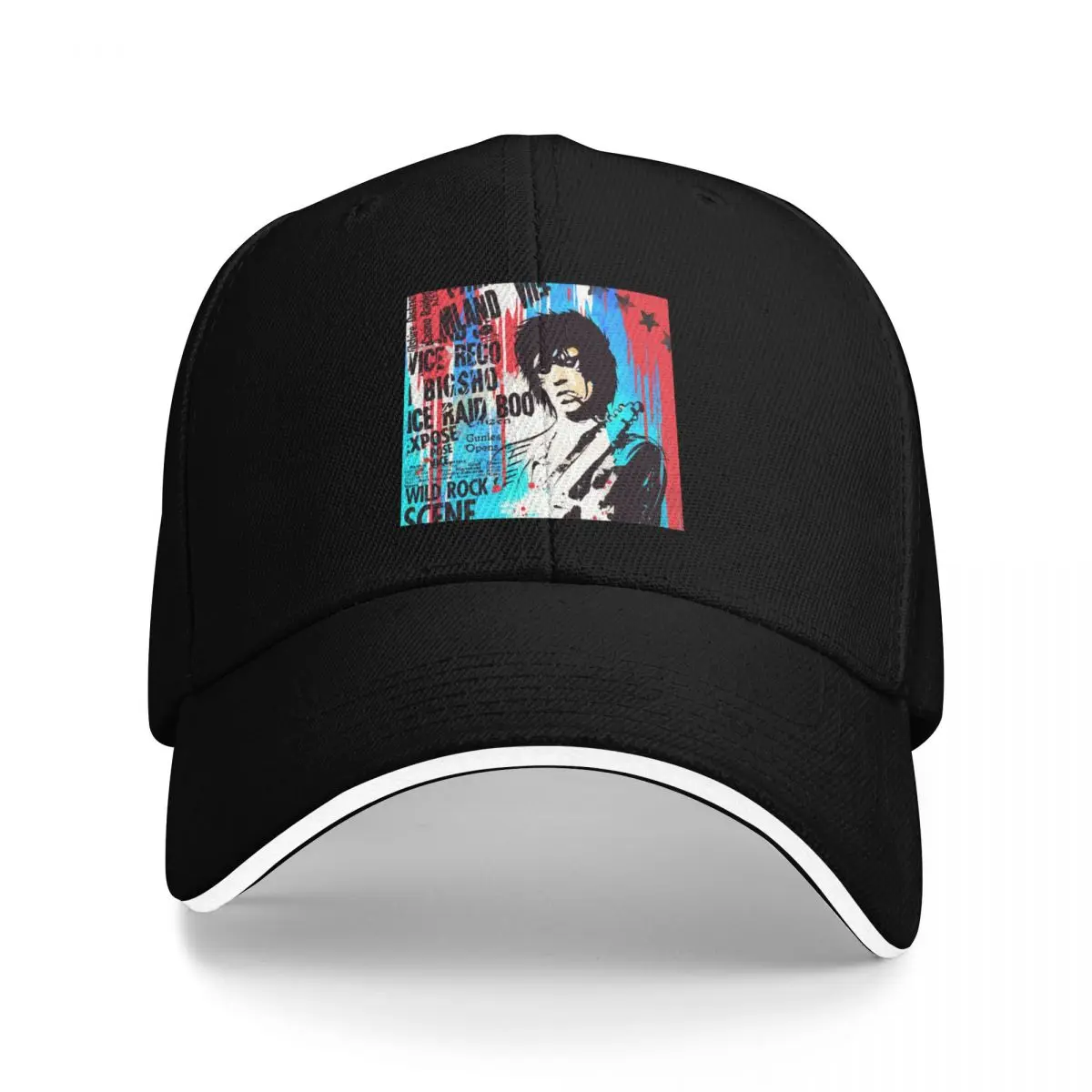 

Keith Richards pop art Premium Baseball Cap Luxury Cap Gentleman Hat Big Size Hat For Girls Men's