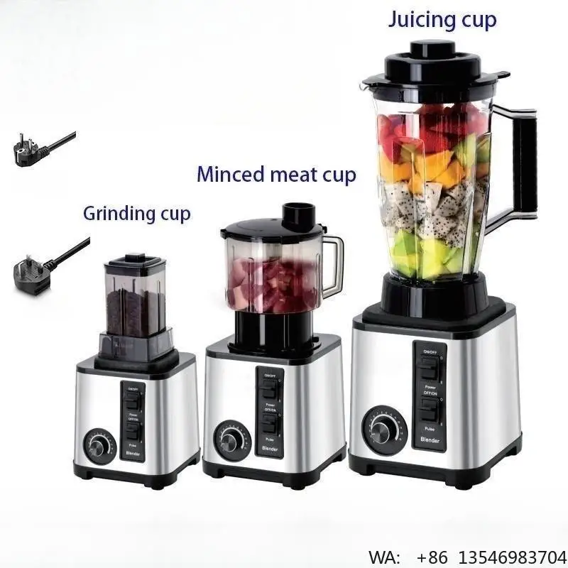 3 in 1 Wall Breaker Juicer Meat Mixer Grinder Household Commercial Grinder Multifunctional Food Processor