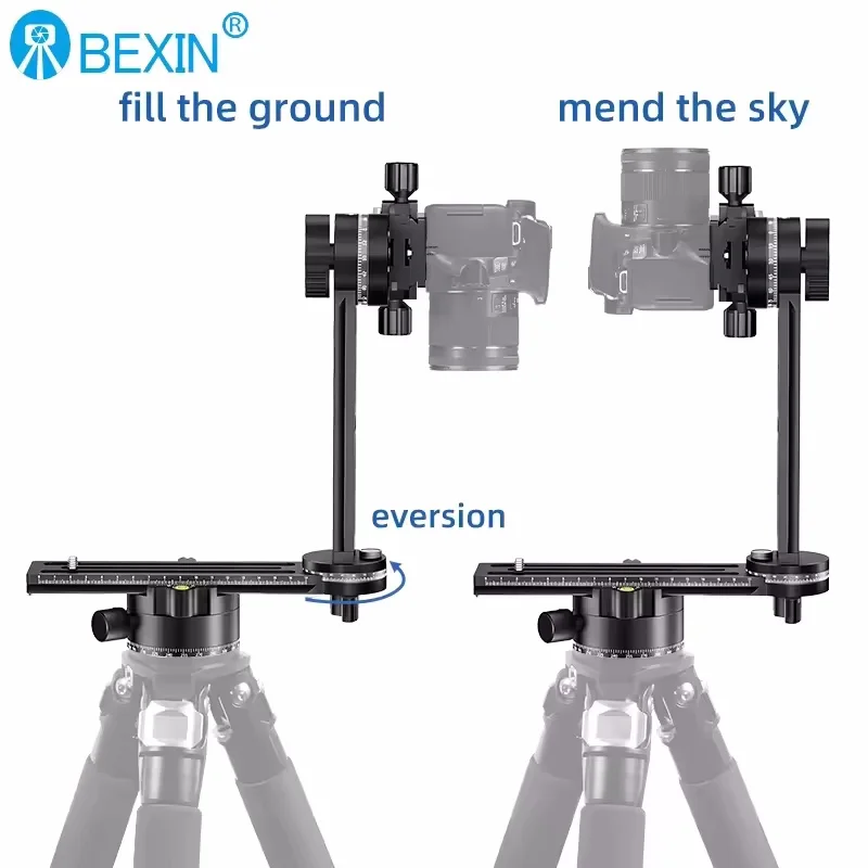 BEXIN GH-720A Tripod Panoramic Head Professional Equipment Starry Sky Shooting Max load 10KG and ARCA SWISS Compatible