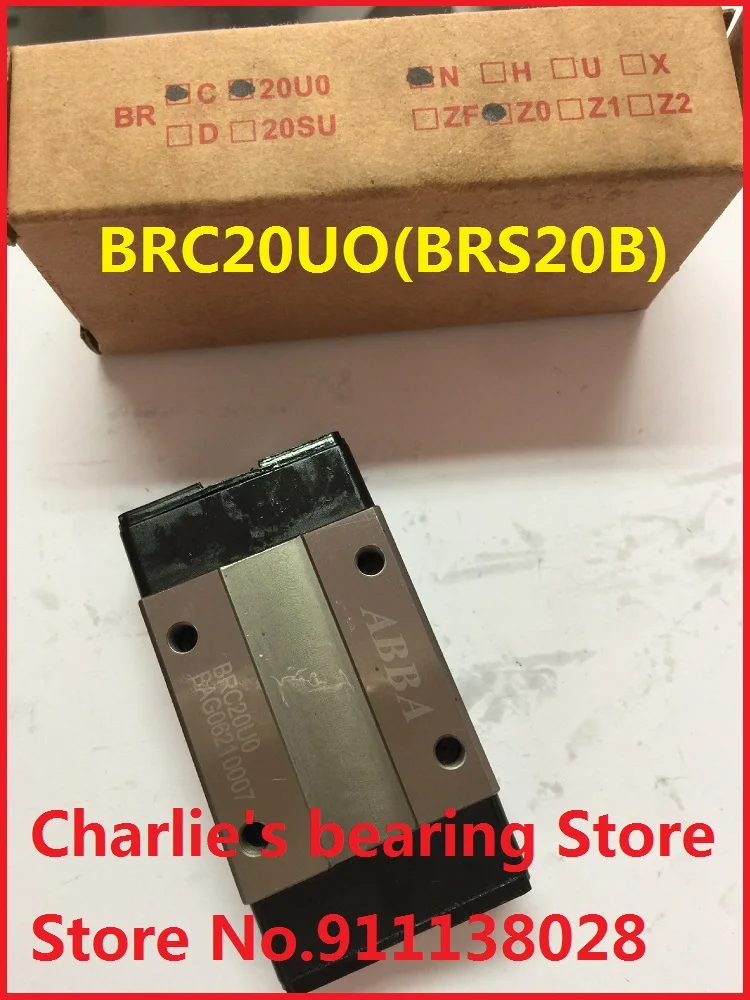 

1 шт. 100% новый оригинальный линейный направляющий блок бренда ABBA BRC20UO (BRS20B)