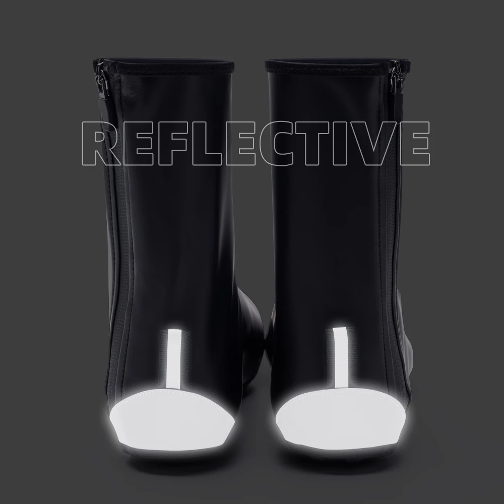 Santic Men's Cycling Shoes Cover Outdoor MTB Road Riding Shoes Protective Equipment Waterproof Reflective Road Bike Overshoes