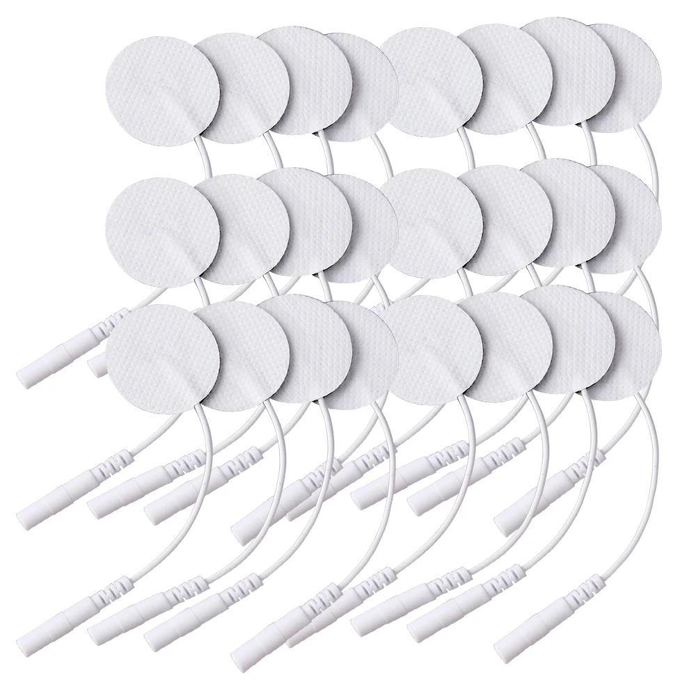 

50/100Pcs Self Adhesive Tens Electrodes Pads Replacement Massage Patch for EMS Muscle Stimulator Acupuncture Body Massager Pads