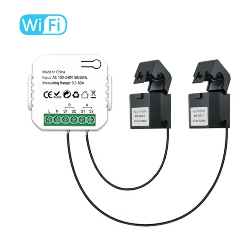 The bidirectional monitoring energy meter APP controls the electricity consumption of CTWifi smart energy meter solar photovolta