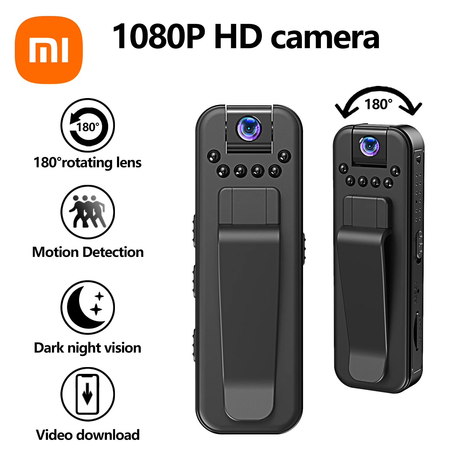 Xiaomi HD 1080P WiFi Mini Portable Camera Small Digital Video Recorder Police Bodycam Infrared Night Vision Miniature Camcorder