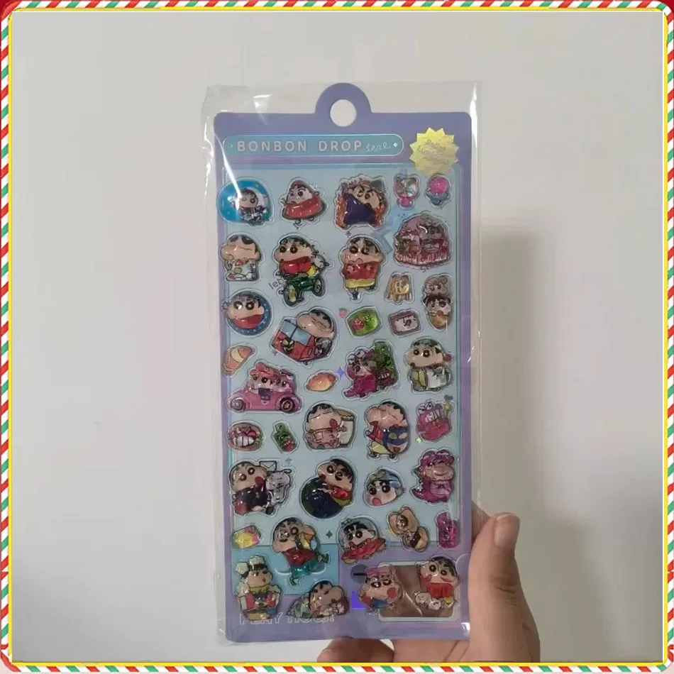 /สติกเกอร์ลายนูนลายการ์ตูนครายอน ชินจัง สติกเกอร์รางวัลสำหรับเด็ก สติกเกอร์แฟชั่น ดีไซน์สวยงาม สติกเกอร์ตกแต่งสุดเก๋！