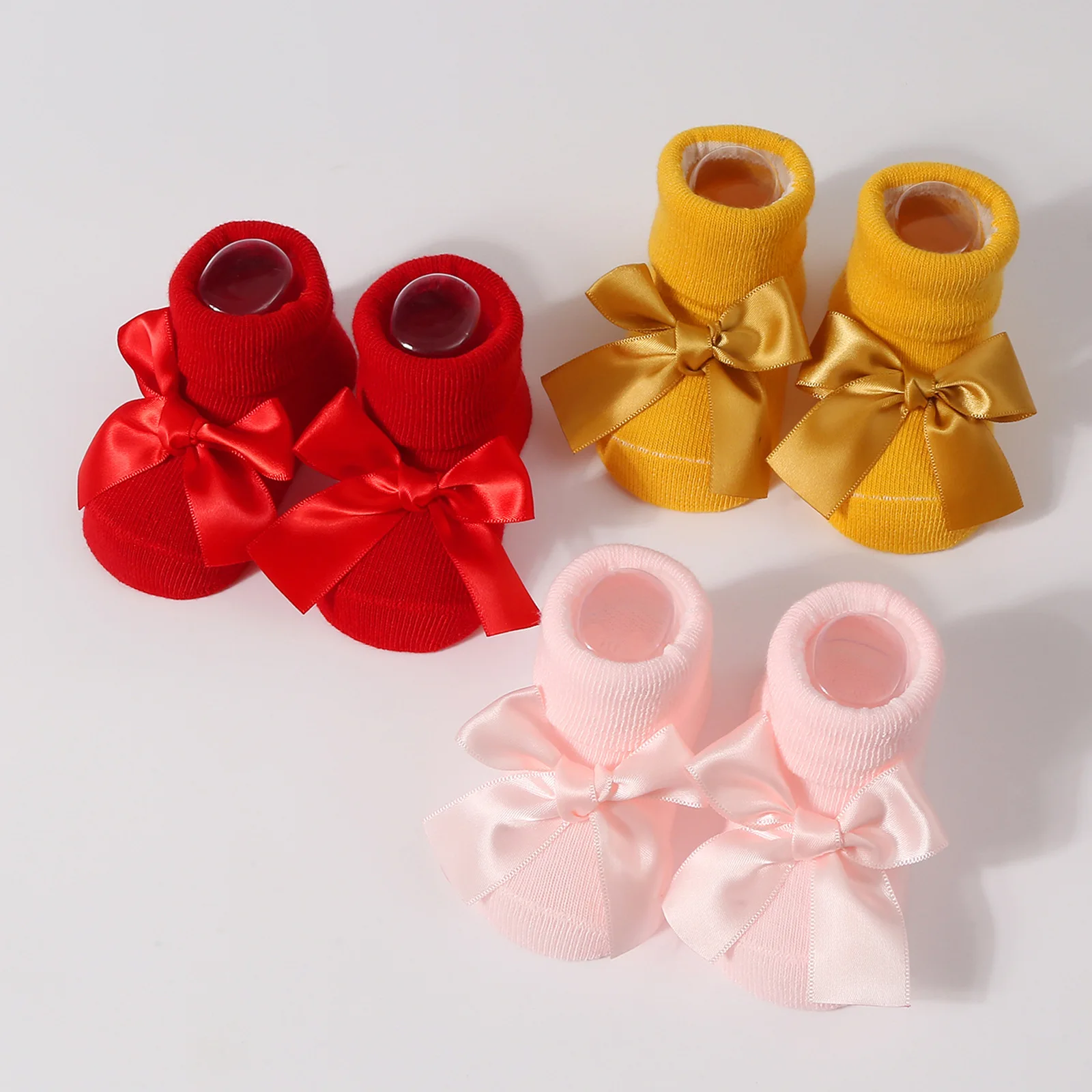 5 أزواج من جوارب الأطفال حديثي الولادة، جوارب كاحل للأطفال مناسبة لعمر 0-3 أشهر، جوارب عصرية للأطفال الرضع من القطن المحبوك #3