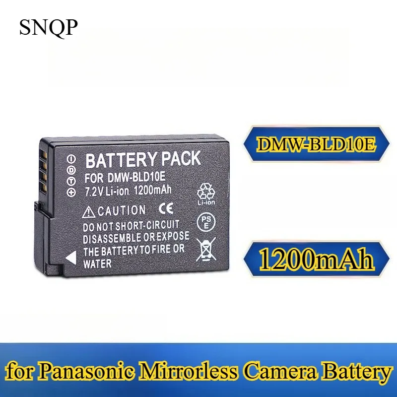 

Аккумулятор DMW-BLD10E, 1200 мАч, полное декодирование, подходит для Panasonic DMC-GF2 GX1 G3 GX7 GF3, аккумулятор для беззеркальной камеры