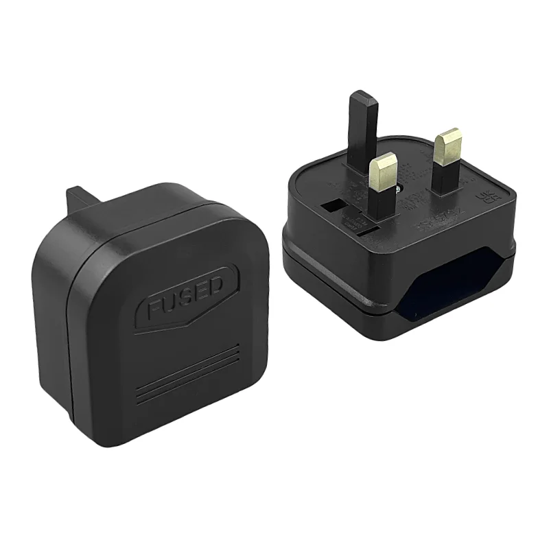 Adapter wtyczki Euro UE do Wielkiej Brytanii z bezpiecznikiem 3A/5A/13A Brytyjski elektryczny adapter podróżny Gniazdo konwertera Gniazdo przewodu zasilającego AC