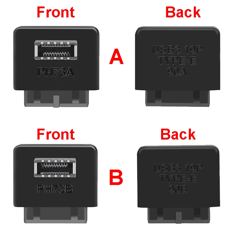 

1PCS USB 3.0 Internal Header to USB Type C Front Type E Adapter 20/19-pin to Type C Converter Motherboard Desktop Converter