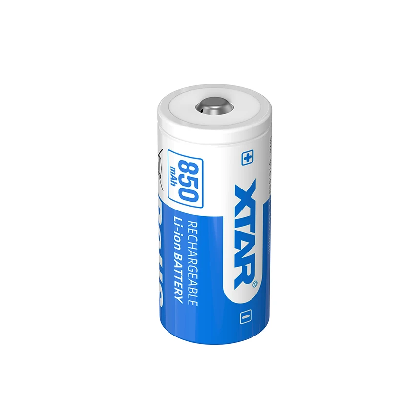 Xtar 16340 850mah High power and large capacity rechargeable batteries