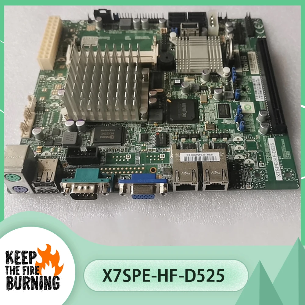 

X7SPE-HF-D525 REV:1.00 For Supermicro Industrial control motherboard