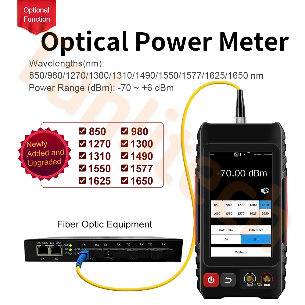 Cable Tracer and UTP RJ45 Tester Network Cable Tester Lan Tester 4 Inch IPS Touch Screen Tool Kit LT-600M / LT-600T / LT-600S
