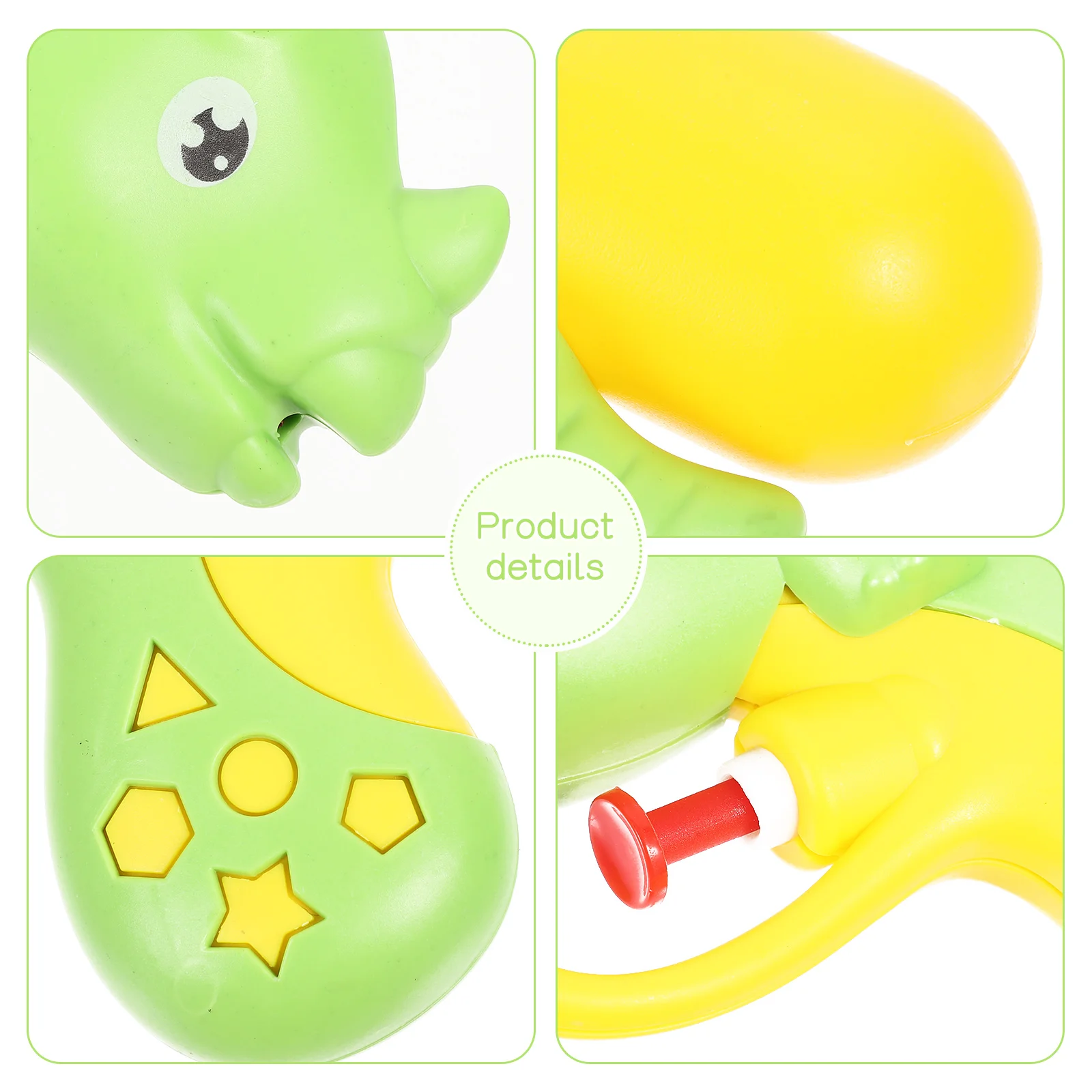 

4 Pcs Water Soaker Toy Cartoon Gun Guns Water-spraying Tank Toys Squirt Plastic