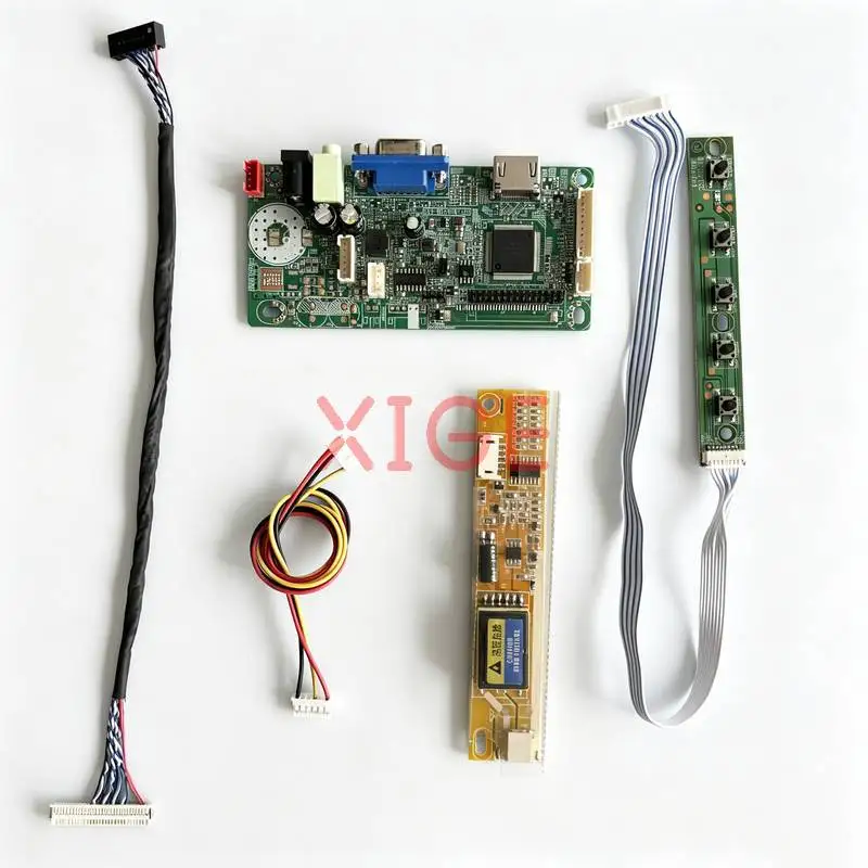 

LCD Display Drive Controller Board Fit LTN170BT08 LTN170WX LTN170X2 N170C2 1440*900 1-CCFL 1440x900 30 Pin LVDS VGA+HDMI Kit DIY