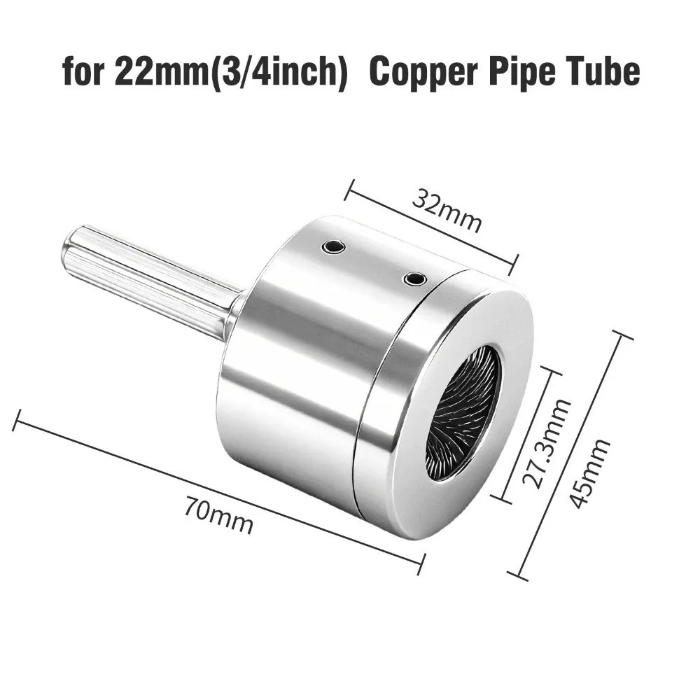 Thoughtful Design Metal Pipe Cleaning Brush 15mm 22mm Multi-Purpose Copper Tube Cleaning Brush Metal Copper Tool