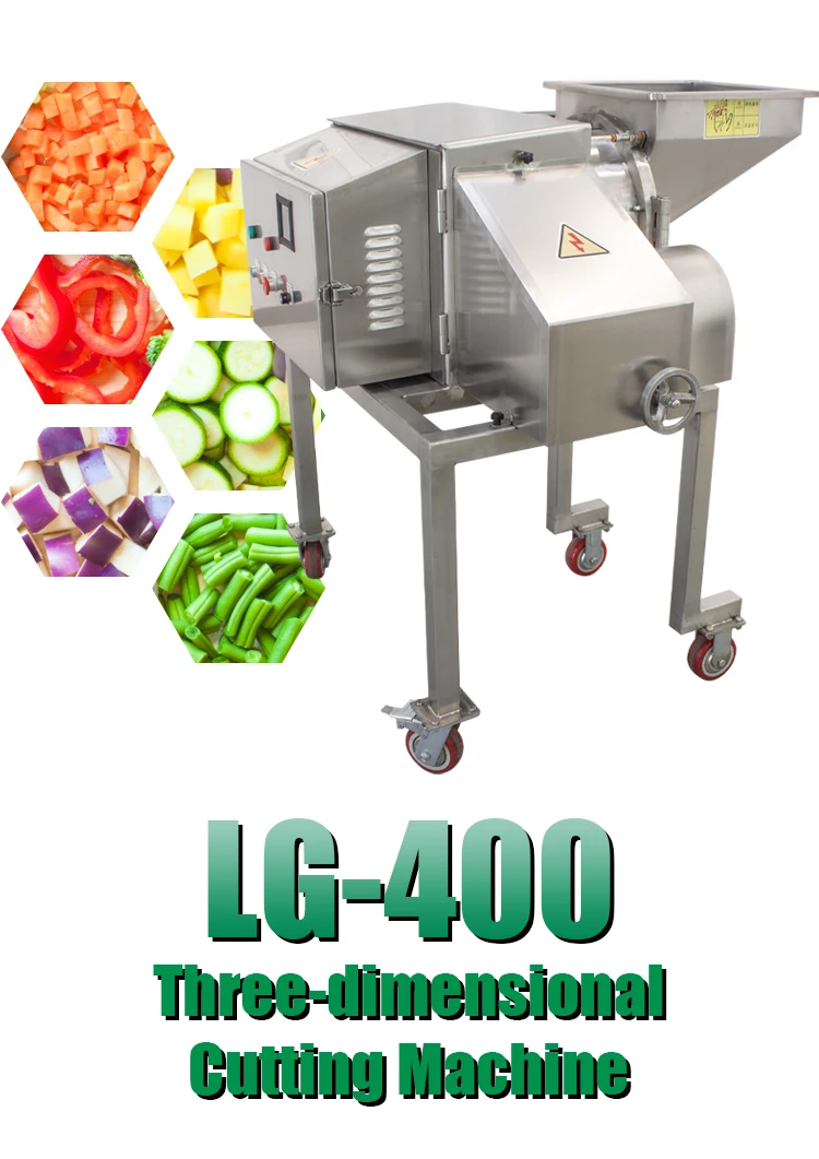 Li-gong Industrial Automatic Broccoli Dicing Machine apply to Food Processing Plants High Speed Cutting Machine