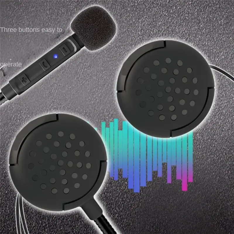 A80X-M1 Motorbike Motorcycle Helmet Wireless Bluetooth-Compatible Headset Connection To 2 Phones Auto Answer Super Sound Quality