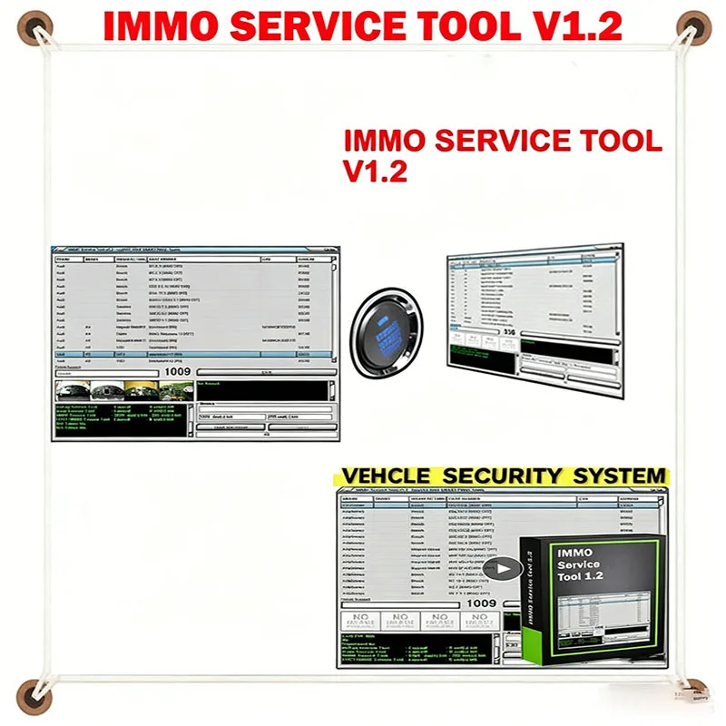 IMMO SERVICE TOOL V1.2 obd2 scanner CAR CODE / IMMO OFF EDC15 EDC16 EDC17 ECU Virgin Eeprom IMMO KEY PIN CODE CALCULATOR BSI VDO