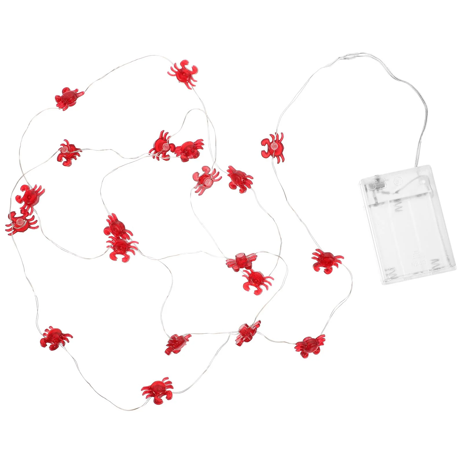 

20 LED Crab String Lights Decoration Scene Diving Outdoor Copper Wire Lamp Modeling Easy Install Creative Appearance