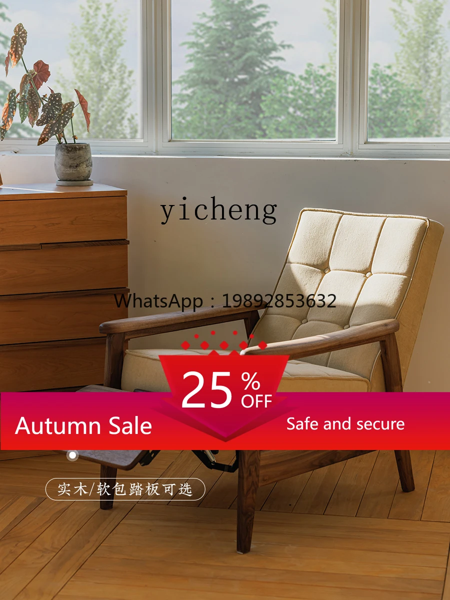 

TQH Function Chair Cherrywood Function Chair Lazy Leisure Armrest Armchair