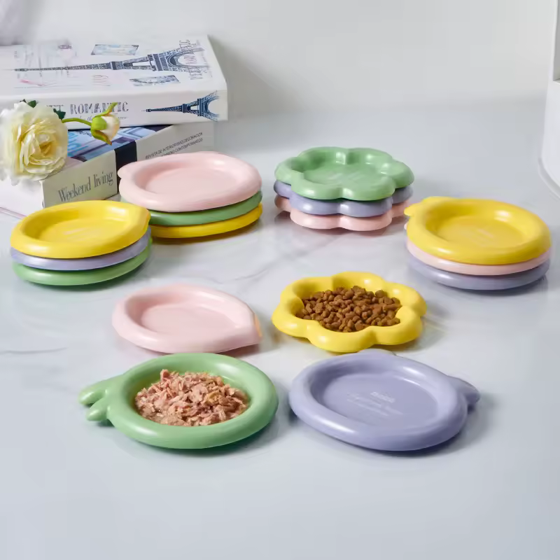 Cuenco de cerámica para comida de gato, cuencos de tamaño pequeño para alimentación de aperitivos, cachorros, comederos, suministros para gatitos