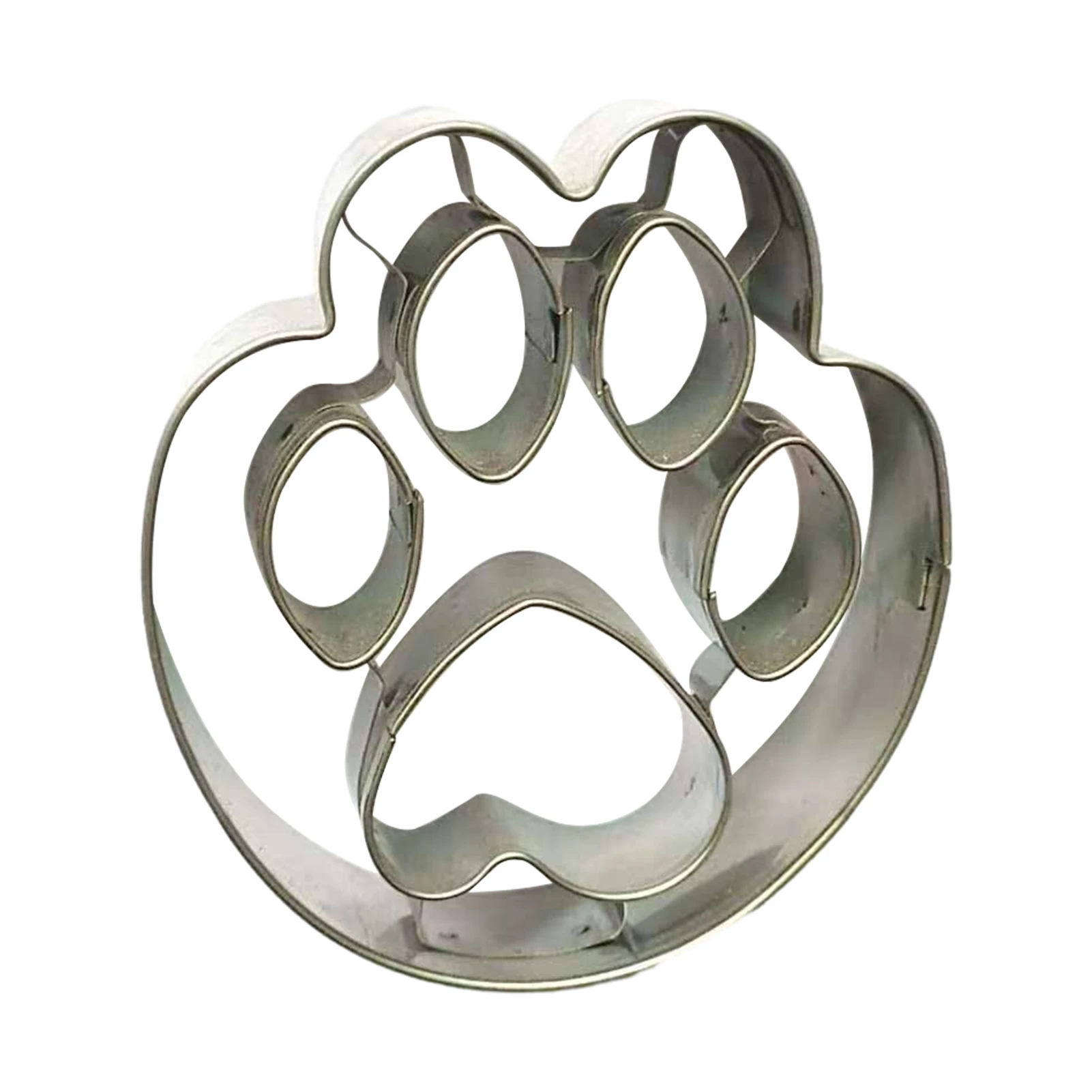 Stainless Steel DIY For Baking Cute Dog Paw Cake Fondant Easy To Clean Cookie Cutter Lightweight