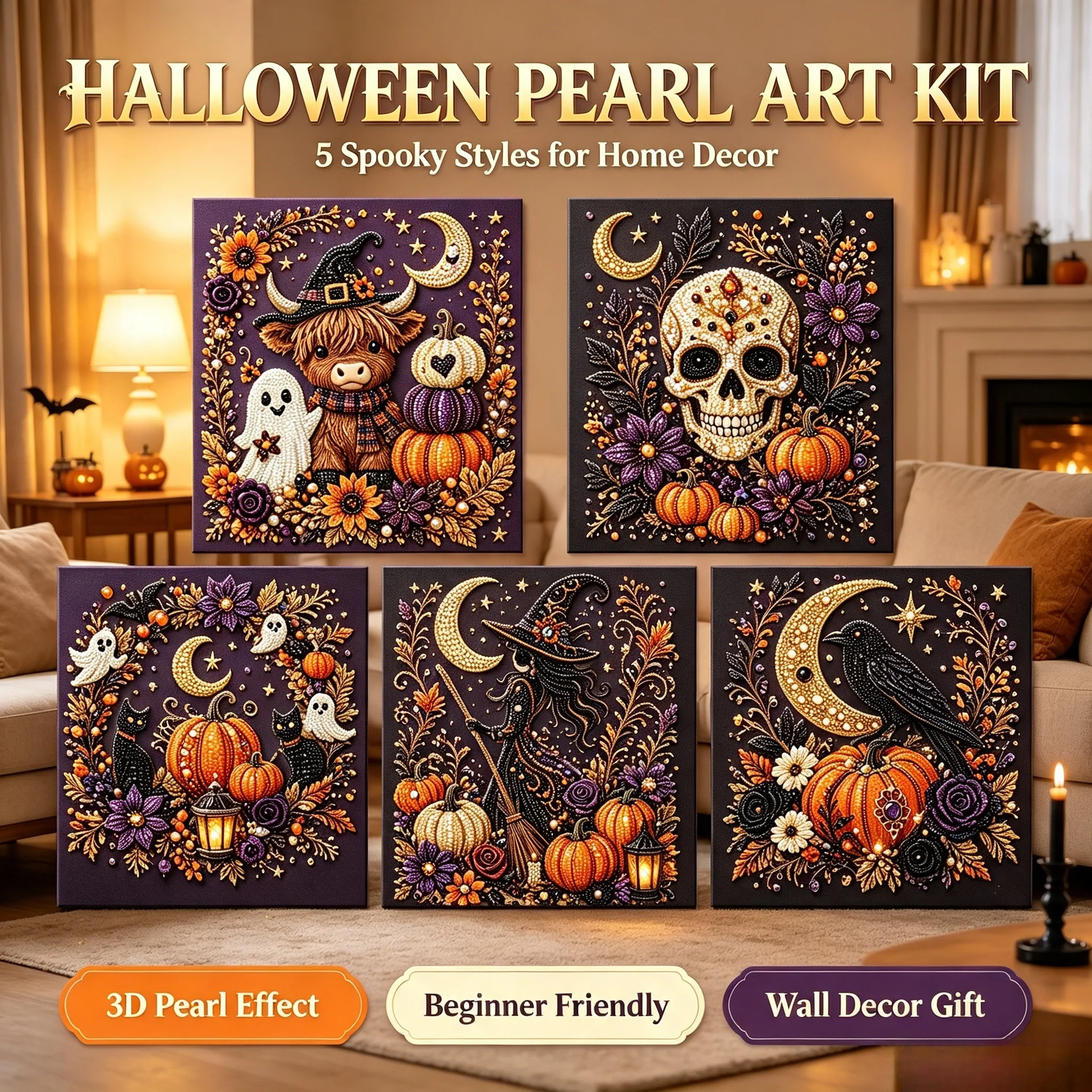 Art Craft Gifts For Adults - مجموعة فنون الماس ثلاثية الأبعاد لعيد