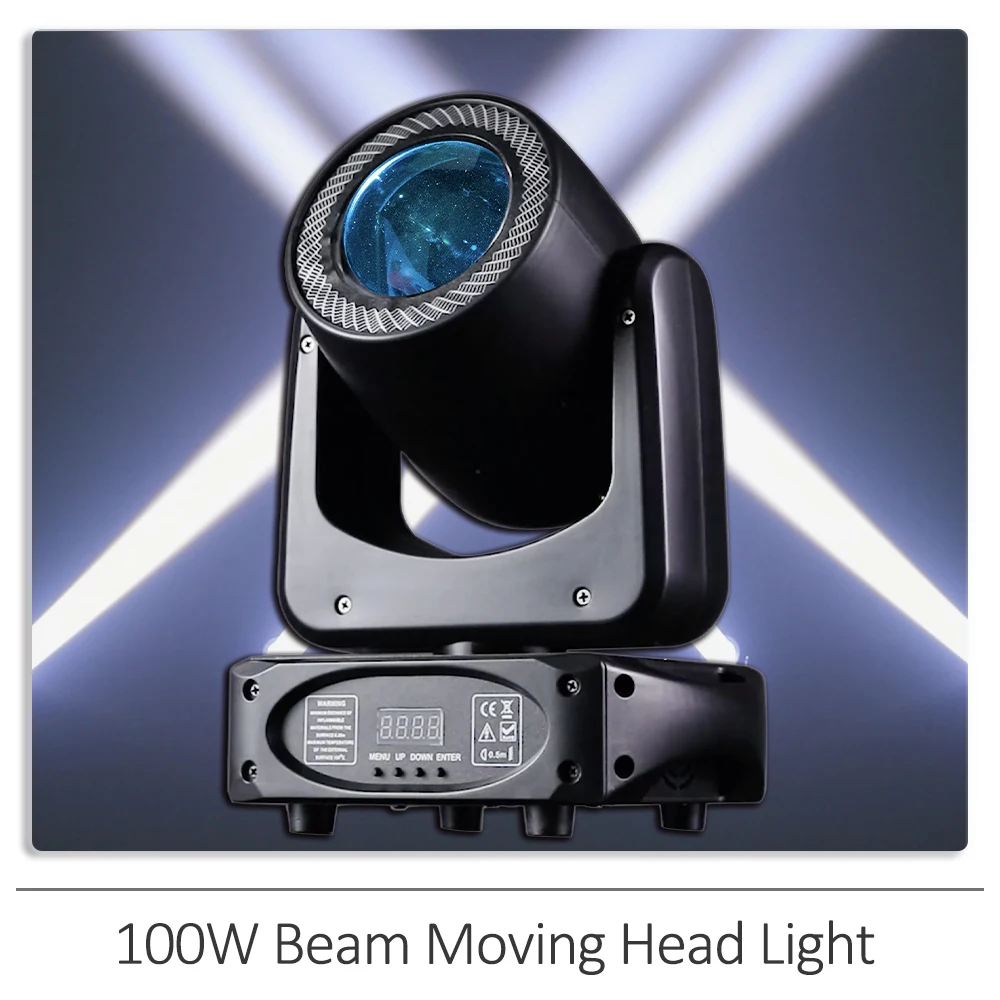 

YUER 100W Beam Moving Head Light DMX512 For DJ Lighting Bar Party Disco Wedding Christmas Outdoor Lighting Stage Effect Lamp