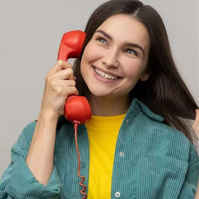Retro Phone Handset Type C Wired Cell Phone Receiver Landline Style Handle For Clear Comfortable Calls At Home Office Or Travel image 2