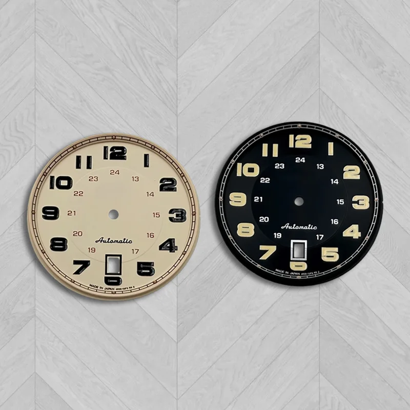 36mm NH35 Dial S Dial Vintage No-Lume Dial for NH35 Movement Mechanical Watch Modification Parts