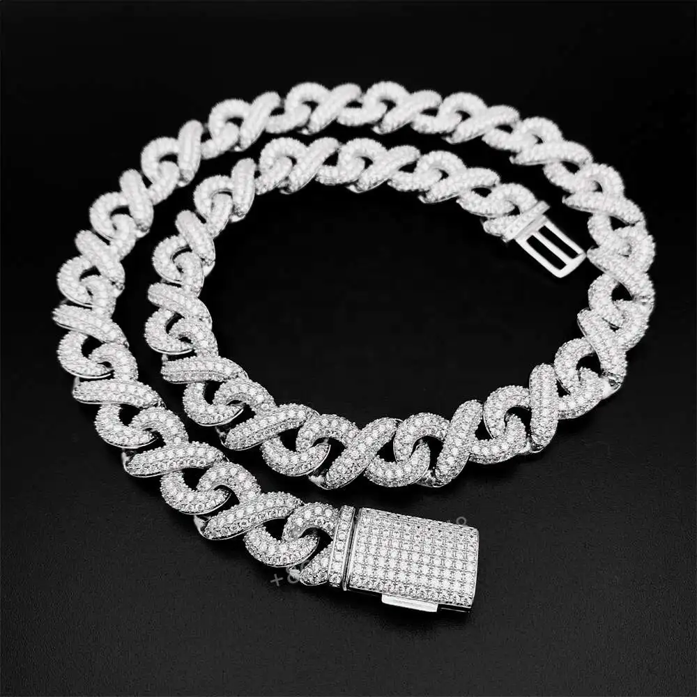 Popular Trendy Hip Pop Rich Choker Anklet 925 Silver Sterling 20