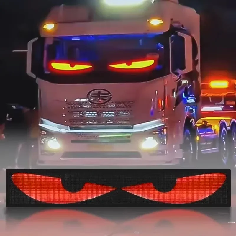 

16x96 Plus Truck Eye RGB LED Matrix Pixel Panel Car Sign Animation APP Programmable LED Panel Flexible Display Lamp For Shop Bar