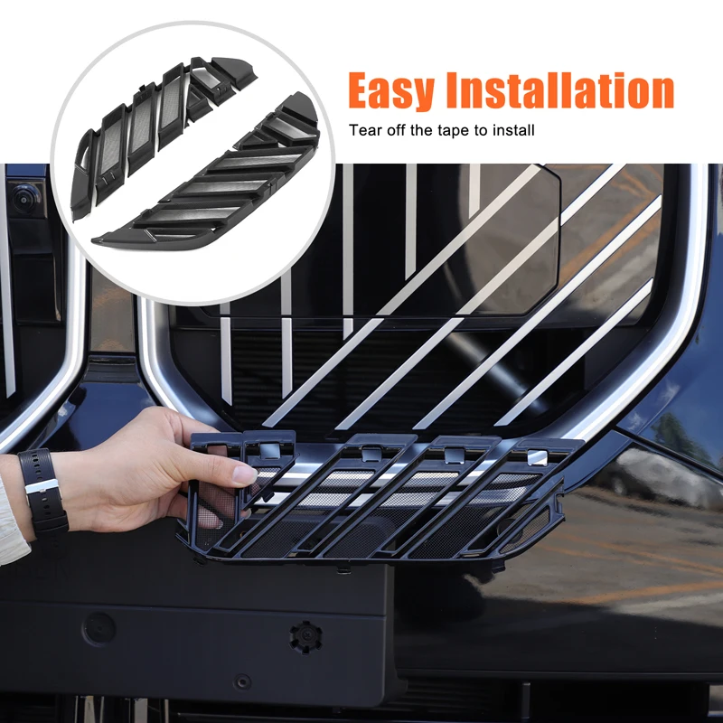 For 2025+ new BMW X3/G45 Qianzhong Net Online insect-proof net mosquito-proof protective accessories ABS piano black 2pcs