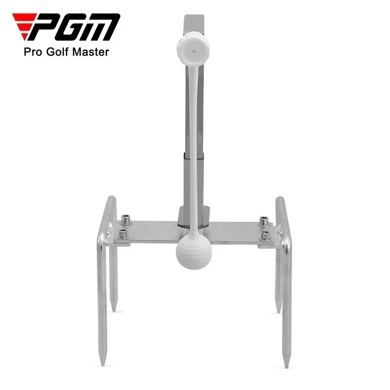 PGM Portable Golf Swing Trainer Inserted Ground Adjustable Height 360 Rotation Golf Practice Beginners Training Aids