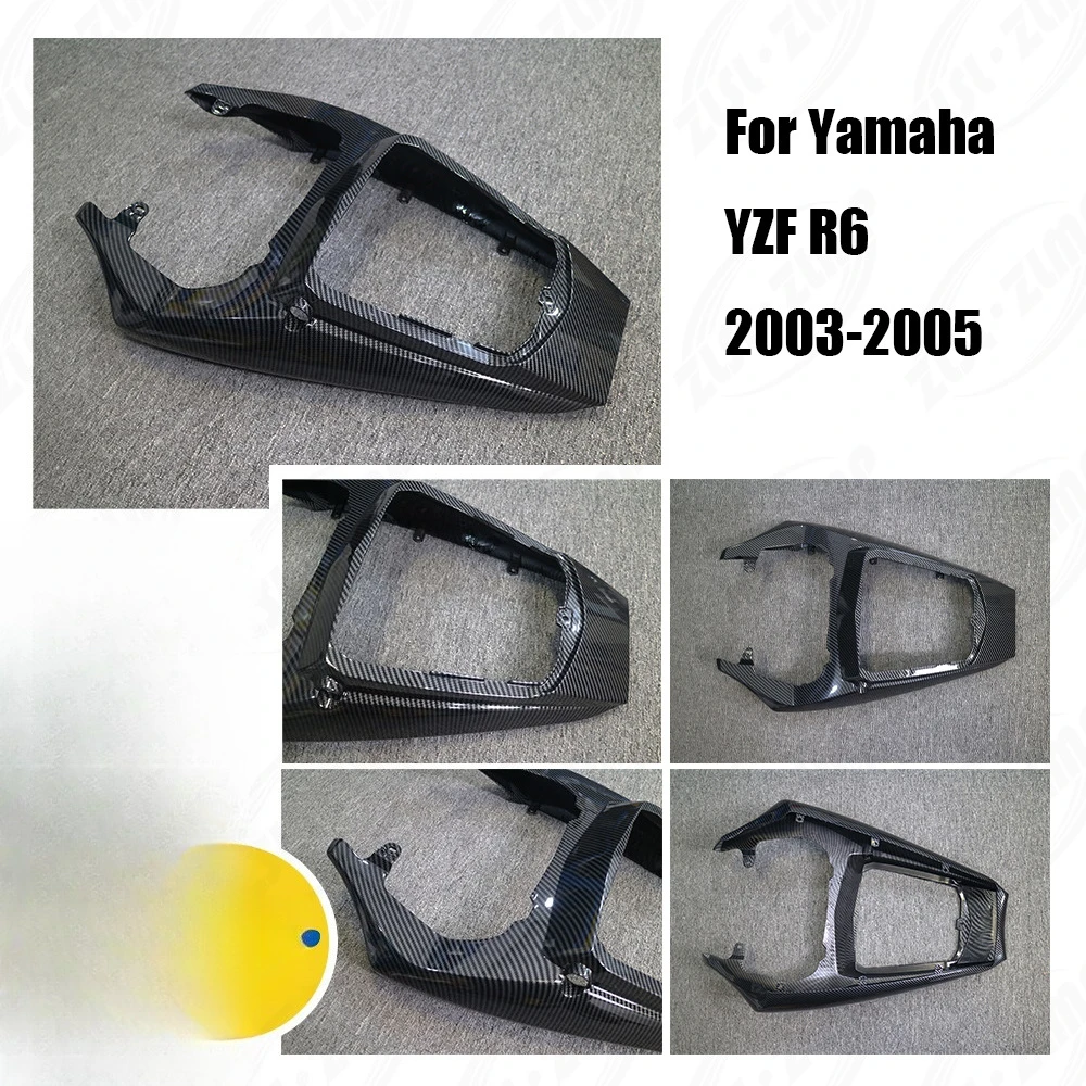 For Yamaha YZF R6 2003 R6S 2006-2009 Carbon Fiber Rear Tail Rider Seat Fairing Cowl Fit Motorcycle Modified Bodywork Accessories
