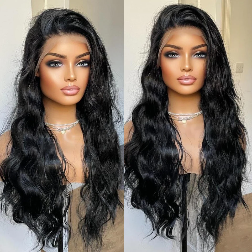 Webster 13X4 Lace Front Wigs for Women Natural Curly Wave Hairline Synthetic Lace Wigs Pre Plucked Wig Glueless Wig Daily Use