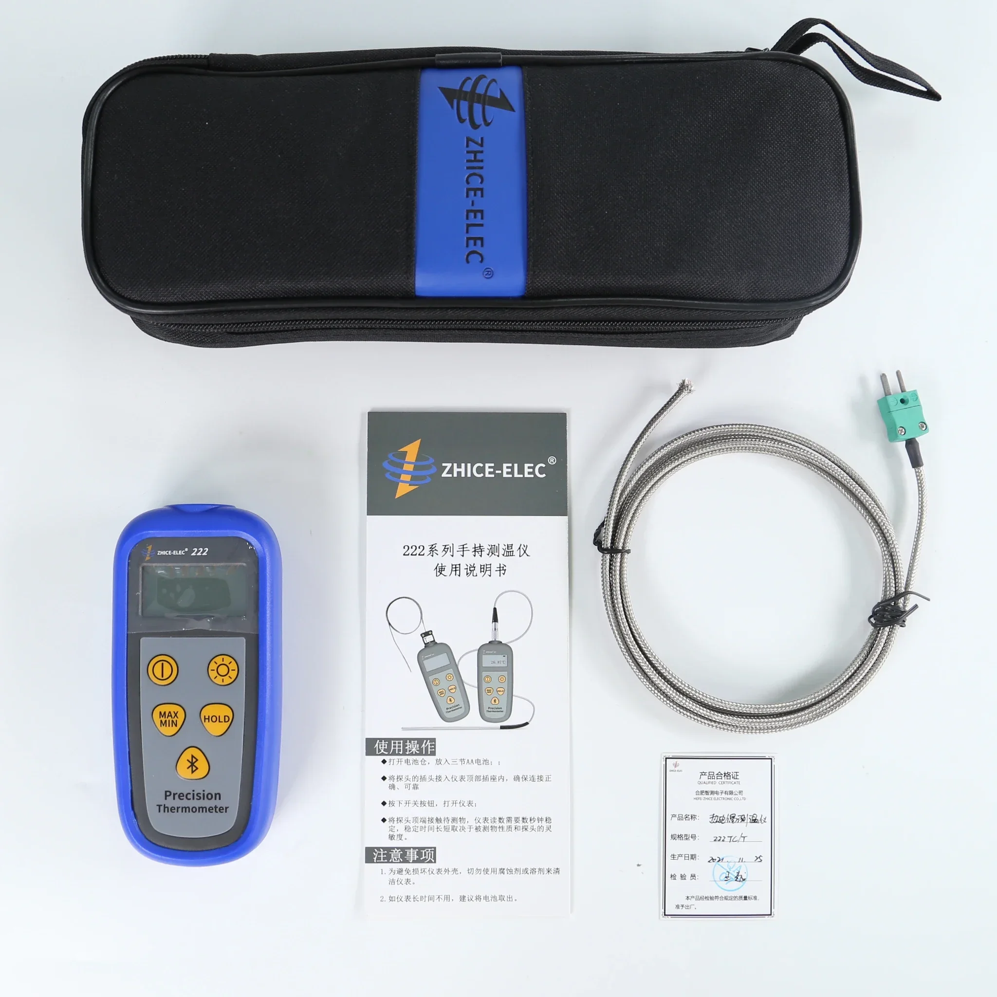 Automatic Biochemistry Test Machine Single Channel Thermistor Temperature Thermometers