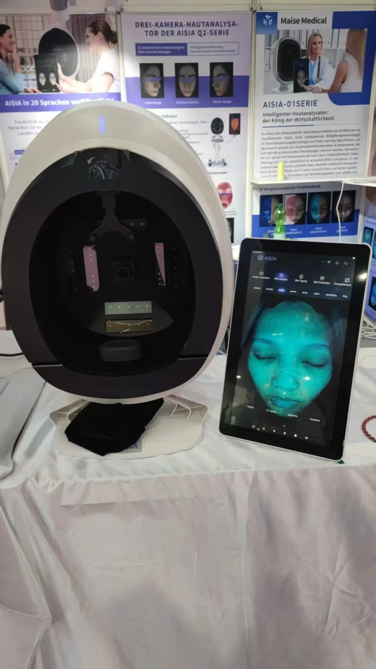 เครื่องวิเคราะห์ผิวหน้า Myoslim O1 3D AI ตรวจจับปัญหาผิว วิเคราะห์ 8 สเปกตรัม ระดับมืออาชีพ อุปกรณ์สำหรับร้านเสริมสวย