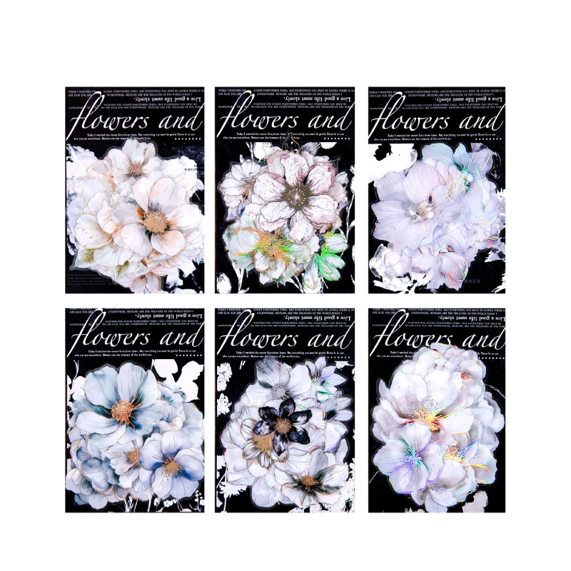 

12 упаковок/лот, серия «Святой Цветок Море», милая ретро декоративная наклейка для домашних животных