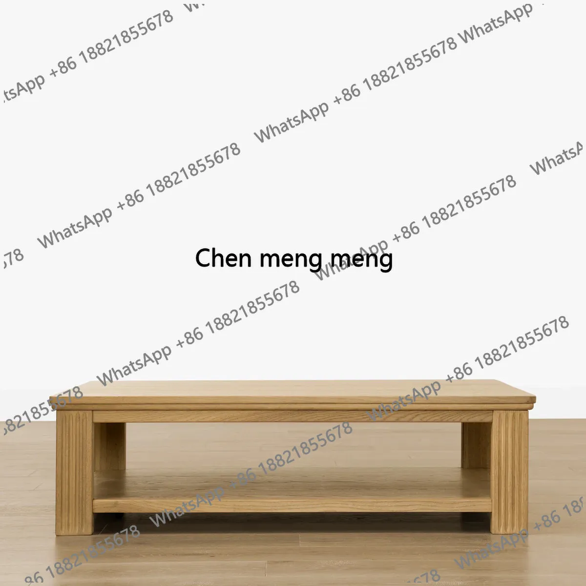 American country old solid wood coffee table French antique living room rectangular coffee table