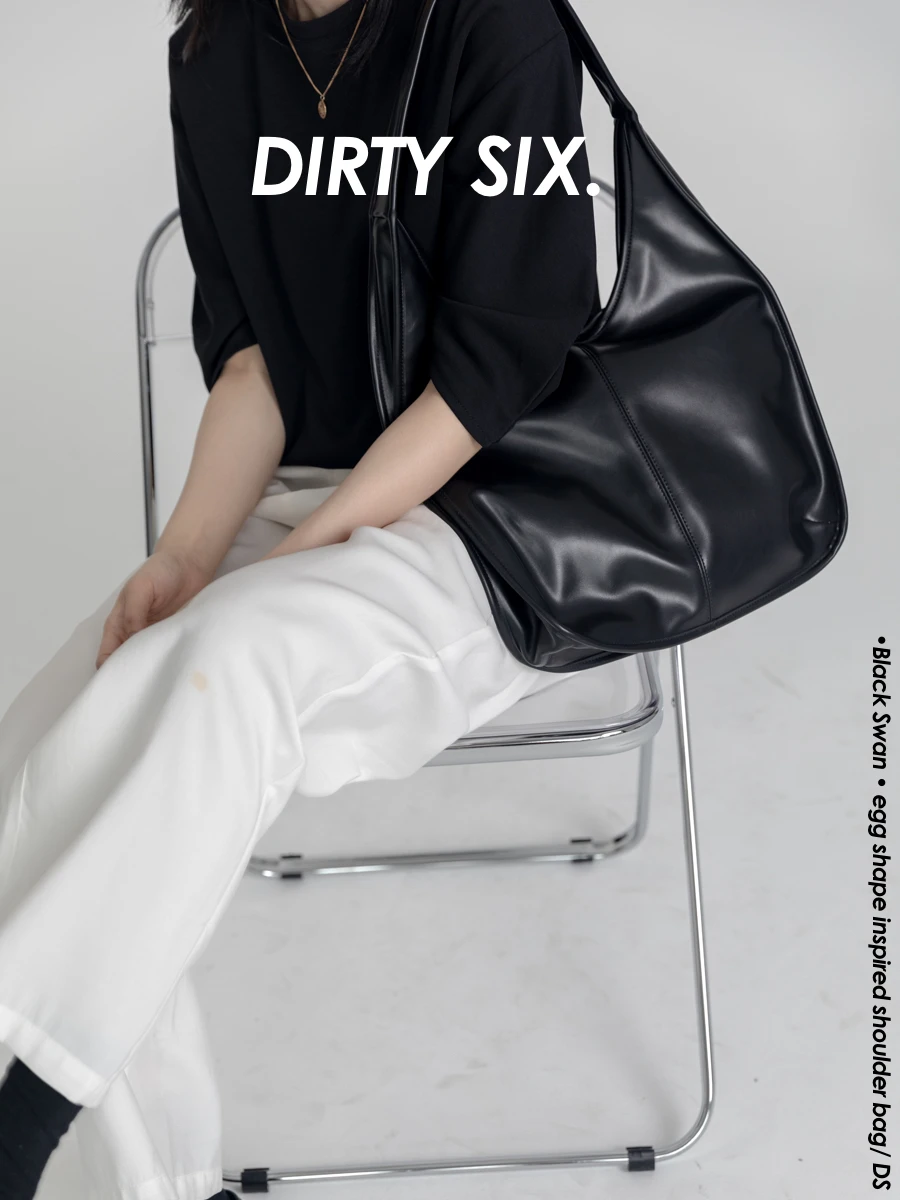 sac-fourre-tout-dirsix-original-bla-swan-mat-line-avec-large-bandouliere-style-urbain-simple-en-pu-souple-grande-taille