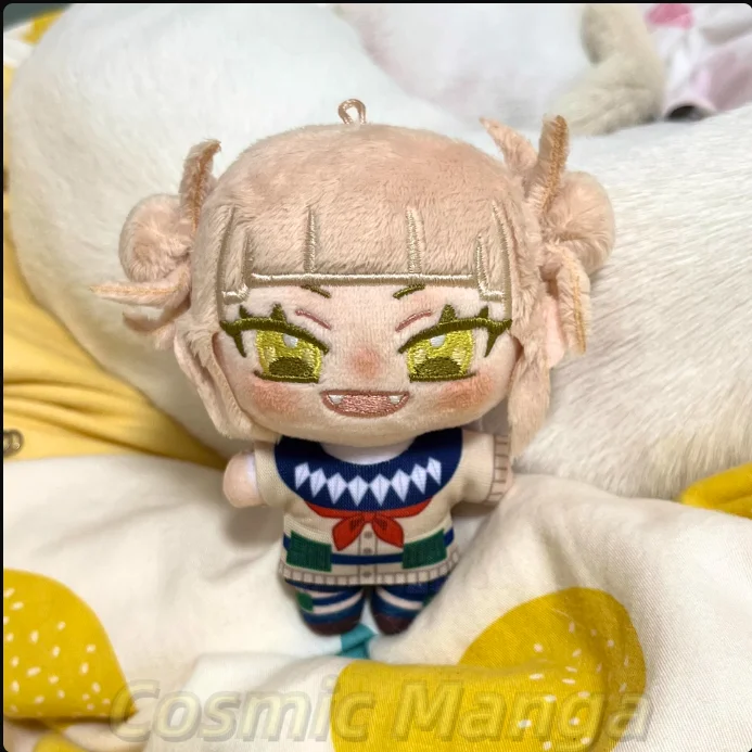 

Anime My Hero Academia Todoroki Enji All·Might Toga Himiko Dabi 10CM Cute Plushie Pendant Figure Keychain Fans Gift Halloween