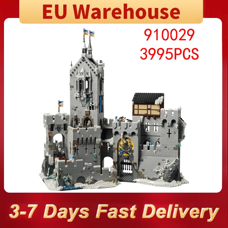 3995 pièces bricolage montagne forteresse blocs de Construction briques de Construction château modèle jouets adultes cadeau de noël Compatible 910029